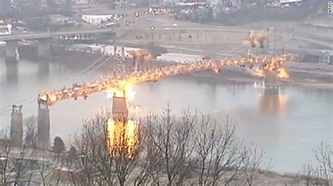Ohio River Bridge Demolished Cnn Video