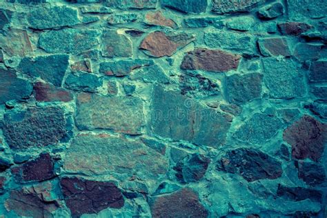 Grunge Stone Wall Background Stock Image Image Of Detail Blue 98030257