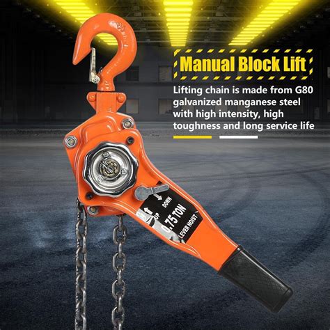 Chain Block Chain Block Lift Height Hand Tackle Hoist Chain Lifting