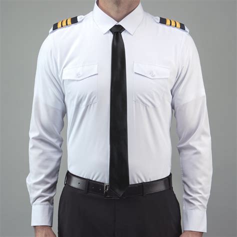 Professional Pilot Shirt Long Sleeve Winged Lift Aviation