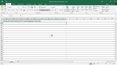 How To Create Lined Paper In Excel Youtube