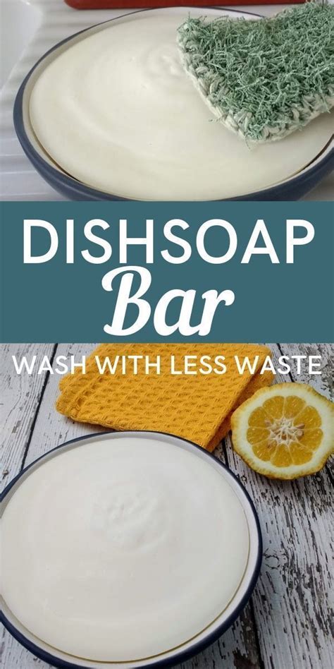 Eco Friendly Solid Homemade Dish Soap Bar Attainable Sustainable® In