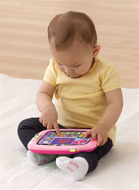 Vtech Light Up Baby Touch Tablet Learning Toy For Baby Pink