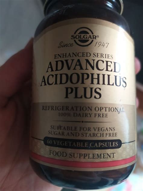 Solgar Advanced Acidophilus Plus Probiótico Review Abillion