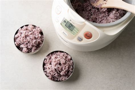 Korean Purple Rice Recipe In A Rice Cooker Hungry Huy