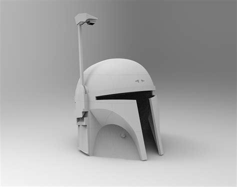 3d Print Model Boba Fett Helmet Cgtrader