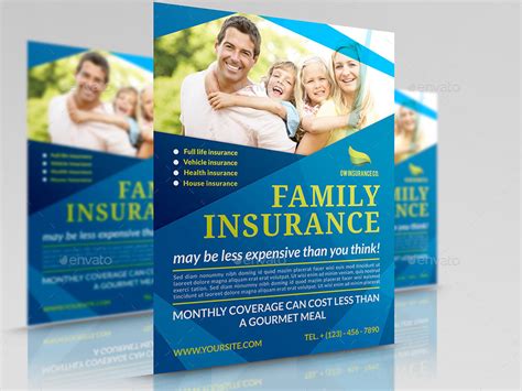 Insurance Flyer Template By Owpictures Graphicriver