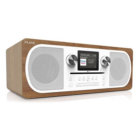 Pure Evoke C F6 Walnut Stereo All In One Music System With
