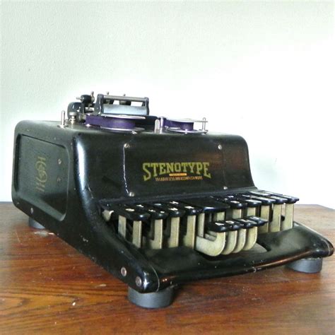 Reserved For Eeh527 Vintage Stenotype Machine With Original Etsy