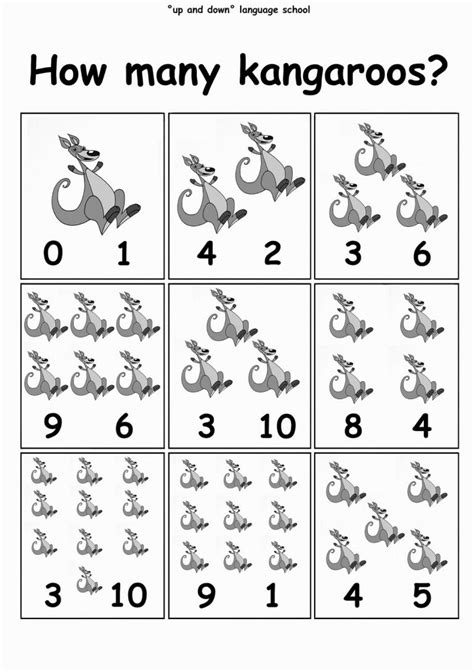 Numbers Worksheet For 4 Years Old