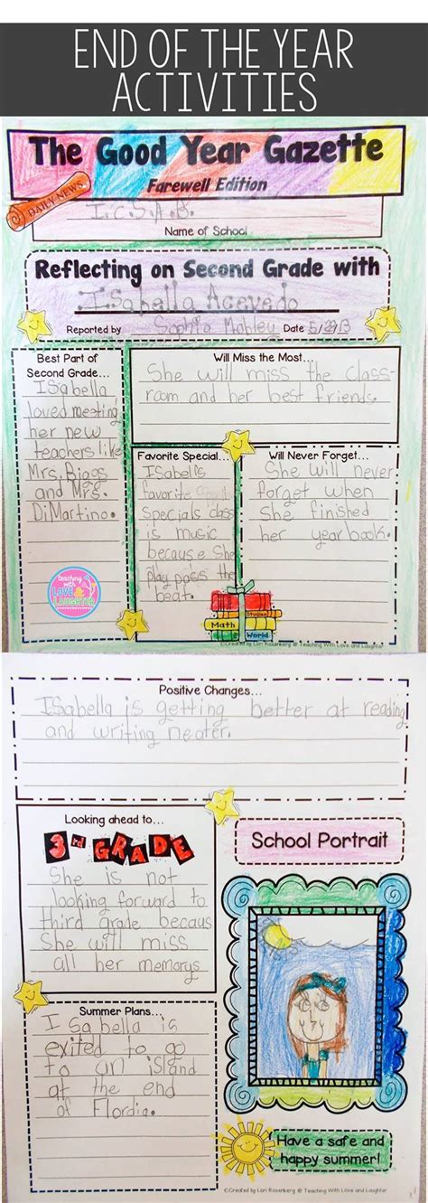 Print | back to craft ideas. Fun end of the year activities! | Eoy activities, Literacy ...