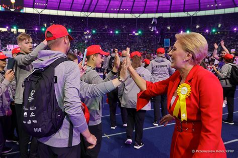Pierwsza Dama Kibicuje Polskim Zawodnikom Podczas Letnich Igrzysk