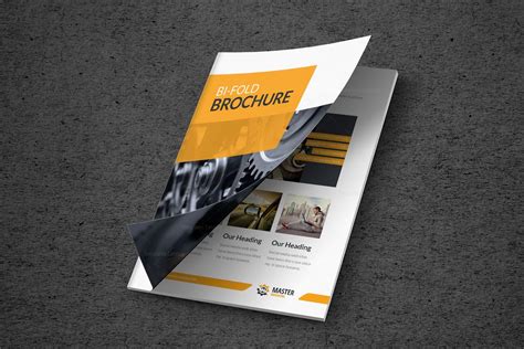 Master Premium Business Bi-Fold Brochure Template 001297 - Template Catalog