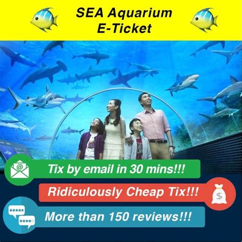 Sea Aquarium Admission E Ticket