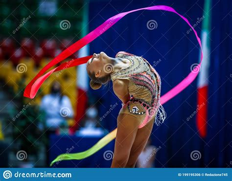 Rhythmic Gymnastics Italian Serie A Championship Editorial Photo