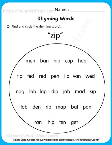 Increase reading vocabulary through rebus reading. find-and-circle-the-rhyming-words-2 - Your Home Teacher