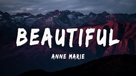 Anne Marie Beautiful Lyricsvietsub Youtube