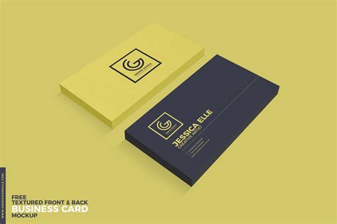 There's also a template for business card with no logo, for personal or professional use. Free-Textured-Front-&-Back-Business-Card-Mockup | Business ...