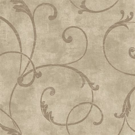 Free Download Dark Grey Delicate Scroll Wallpaper Wall Sticker Outlet