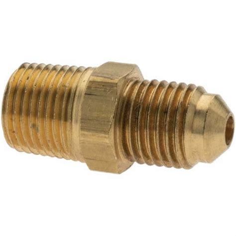 Parker 316 Tube Od X 14 18 Nptf Brass Compression Tube Male Connector 63031694 Msc