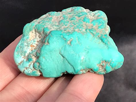 Sold Price Turquoise Rock Crystal Natural Mineral Lapidary Rough