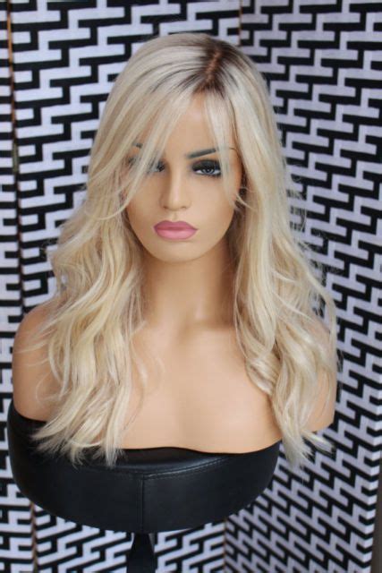 Remy Long Ombre Blonde Lace Frontfull Lace Wigs 100 Brazilian Human