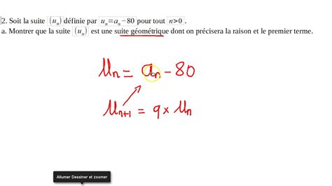 Suites Terminale Es L 13 Forme Explicite Dune Suite Arithmético