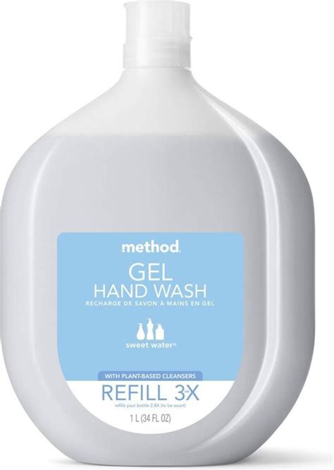 Method Products Gel Hand Soap Refill Sweet Water 34 Fl Oz