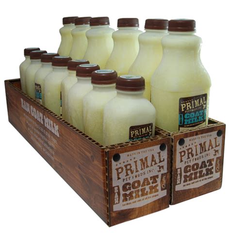 Milk contains a sugar called lactose. Primal - Raw Goat's Milk - Various Sizes (Local Tampa Bay ...