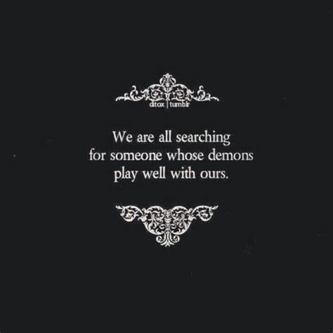 Inner Demons One Sentence Quotes Words Quotes