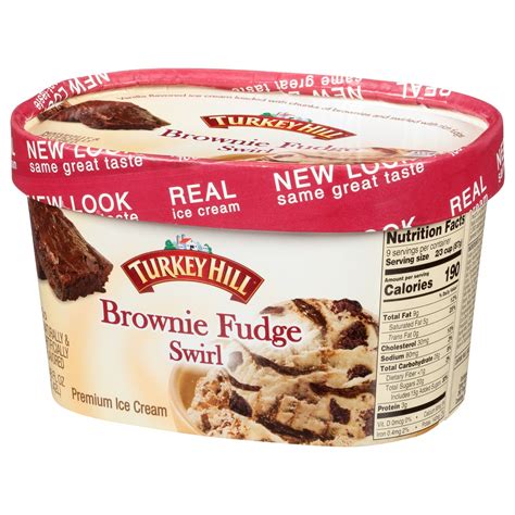 Turkey Hill Dairy Brownie Fudge Swirl Ice Cream Fl Oz Shipt