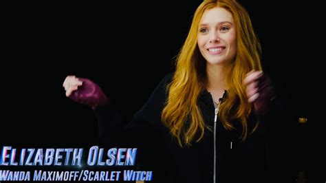 Elizabeth Olsen Avengers Endgame Featurette Youtube