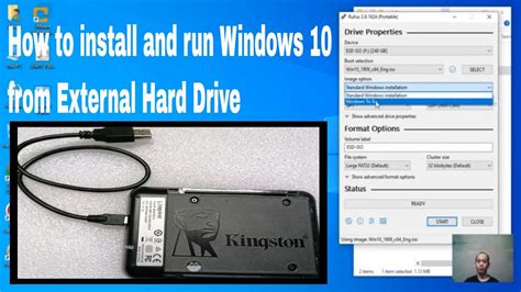 There are a few steps involved in installing a window, starting with removing the old window, and then. How to install and run Windows 10 from External Hard Drive ...
