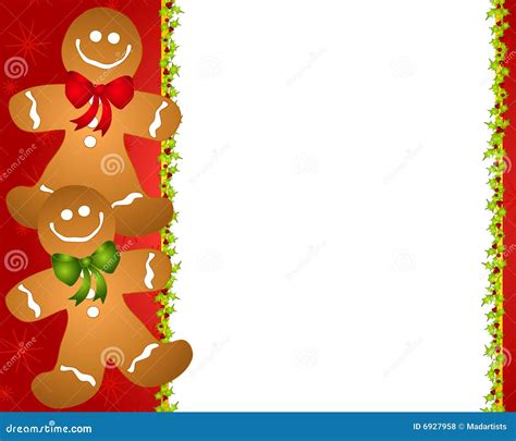 Gingerbread Man Border 2 Royalty Free Stock Photos Image 6927958