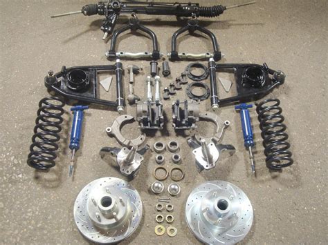 Mustang 2 Front End Suspension Kit Power 2 Drop Spindles Ford Rotor