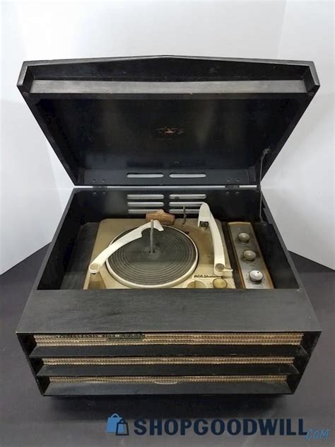Vintage Rca Victor New Orthophonic High Fidelity Record Player