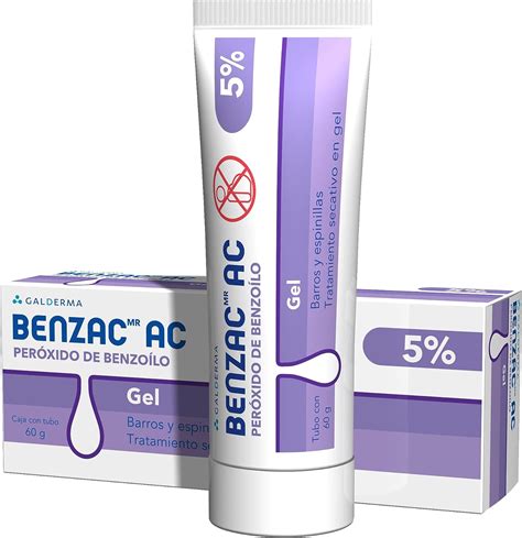 Galderma Benzac Ac 5 Antimicrobiano Para Tratamiento Acné 60g Mx Belleza