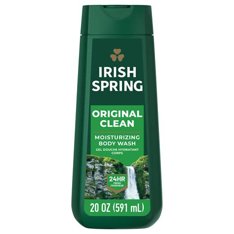 Irish Spring Mens Gel Body Wash Original Clean Scented Body Wash For