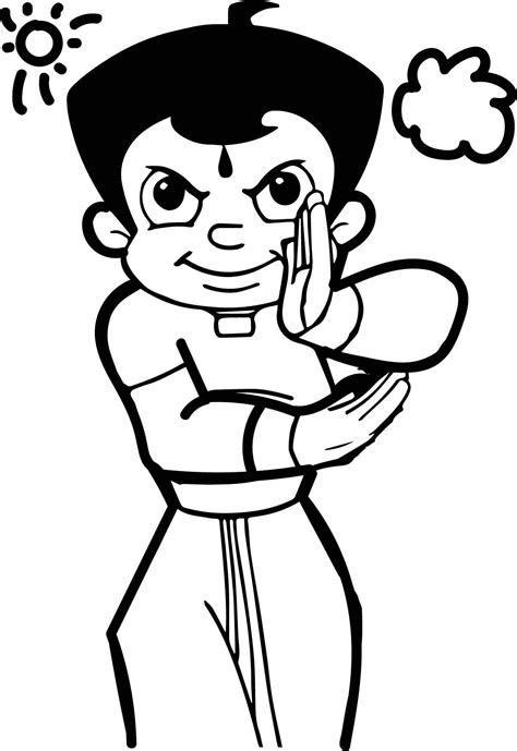 Awesome Chhota Bheem Kung Fu Coloring Pages Coloring Pages Boy