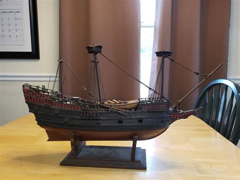 My First Model EVER My Friend Gave Me This Old Model Ship He Found In