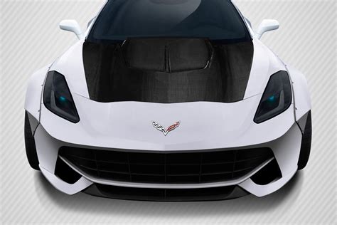 2019 Chevrolet Corvette 0 Carbon Fiber Hood Body Kit 2014 2019