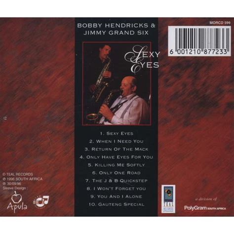 Bobby Hendricks Jimmy Grand Six Sexy Eyes Cd Music Buy Online In South Africa From