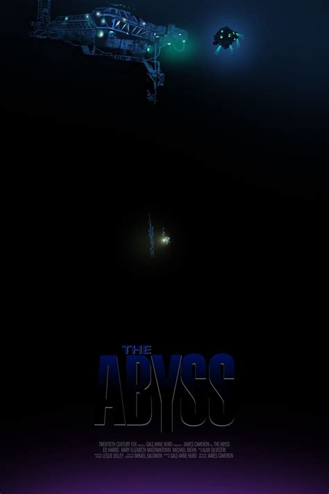 The Abyss 1989 1280 X 1920 Movie Posters Vintage Movie Art