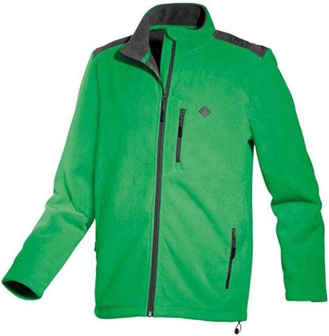 Crivit Outdoor Mens Trekking Fleece Jacket Hiking Jacket Green Green