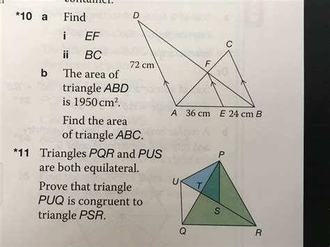 geometry - GCSE similar/congruent triangles - Mathematics Stack Exchange