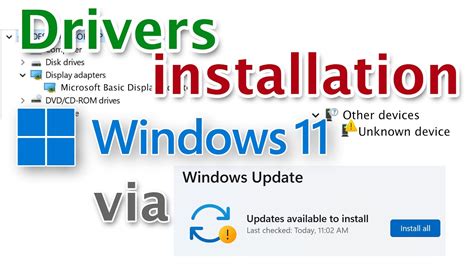 How To Download Drivers For Windows 11 From Windows Update And Install