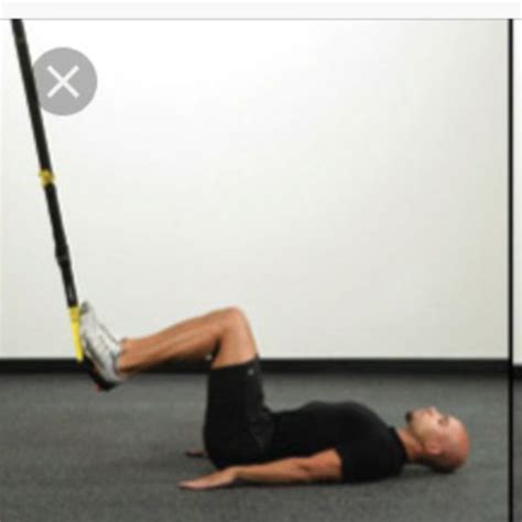 Trx Glute Bridge Exercise How To Workout Trainer By Skimble