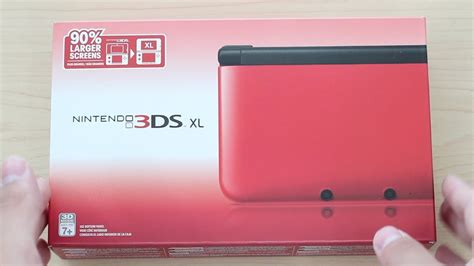 Nintendo 3ds Xl Unboxing And Hands On Redblack North American Youtube