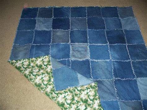 You Will Love To Learn These Diy Denim Rag Quilt Instructions And The