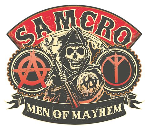 Sons Of Anarchy Men Of Mayhem T Shirt For Sale By Brand A